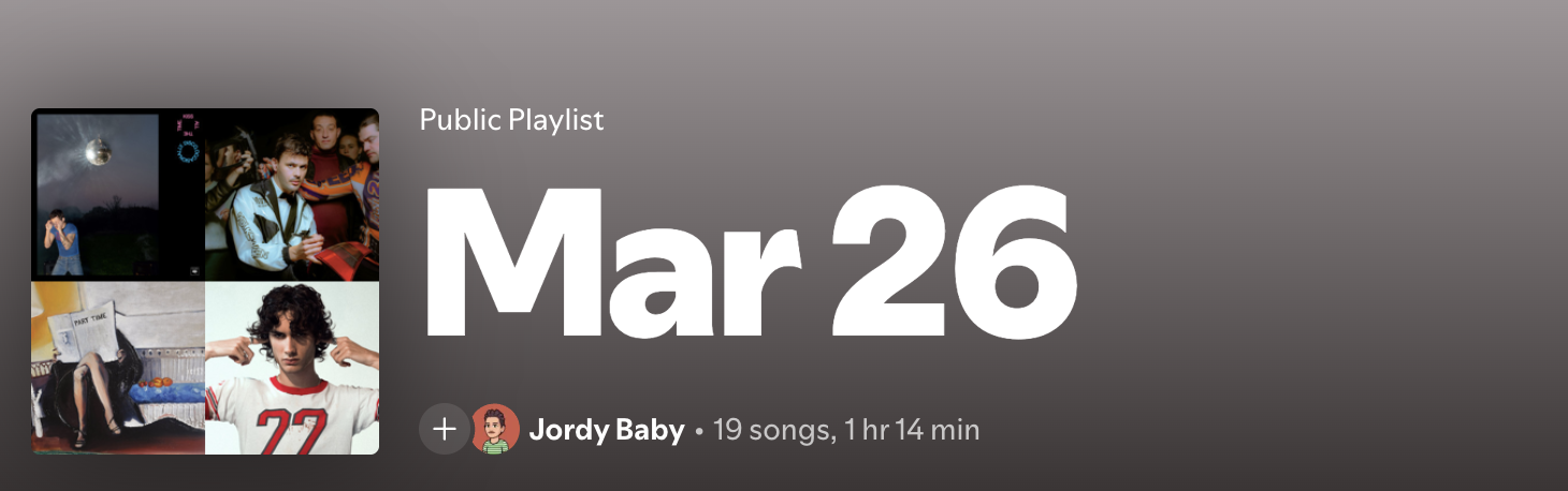 Playlist of the month